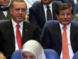 رجب أردوغان وأحمد داود أوغلو "أرشيفية"