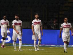حزن لاعبي الزمالك بالخسارة