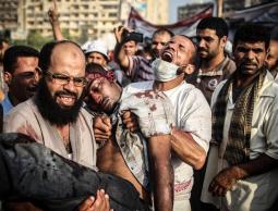 صورة ( أرشيفية ) لشهداء مجزرة رابعة بمصر