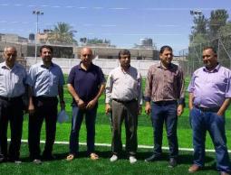 اتحاد الكرة يتسلم ملاعب الفيفا المعشبة