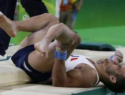 لحظة إصابة اللاعب سعيد