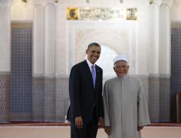  الرئيس الأمريكي باراك أوباما 