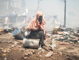 إطلاق غاز مسيل للدموع على المتظاهرين