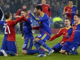 فرحة لاعبي بازل بالتأهل