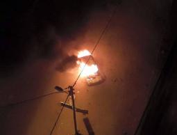 حريق السيارة