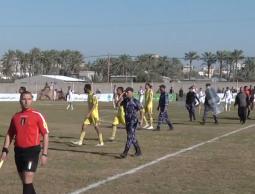 جانب من الأحداث في المباراة