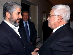  للقاء يجمع عباس ومشعل (أرشيف)