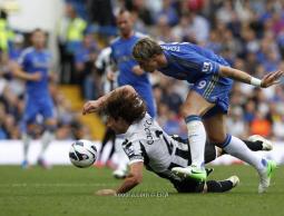 جانب من المباراة