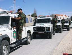 أجهزة امن السلطة خلال تدريب عسكري (الأرشيف)