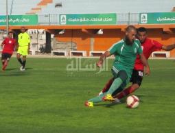 جانب من مباراة خدمات رفح والشافعي