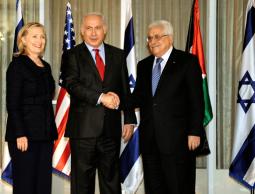 مفاوضات بين عباس واسرائيل (أرشيف)