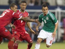 جانب من مباراة المكسيك وبنما