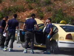 شرطة الإحتلال خلال معاينة مسرح جريمة (الأرشيف)