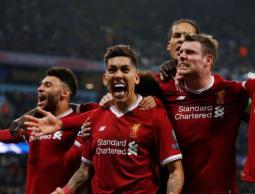 فرحة لاعبي ليفربول بالفوز