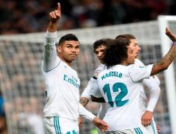 فرحة لاعبي الريال بالفوز