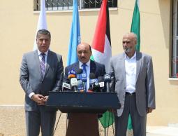 وزير الأشغال مفيد الحساينة