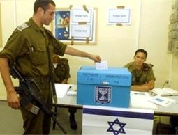 الجنود الاحتلال يدلون بأصواتهم