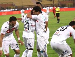 فرحة لاعبي الزمالك بالصعود