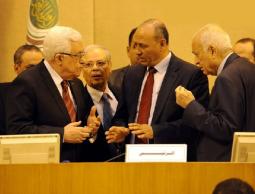 عباس خلال لقاء جامعة الدول العربية (أرشيف)