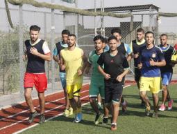 جانب من تدريبات الفريق