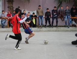 جانب من المباراة النهائية للبطولة