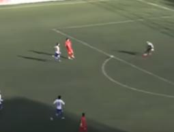 جانب من مباراة جمعية الشبان المسلمين وهلال القدس