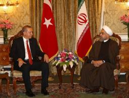 أردوغان خلال زيارته لإيران