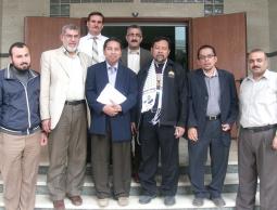 جمعية  الوفاء الخيرية بغزة تستقبل وفدا ماليزيا