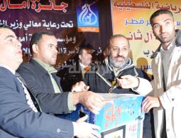 سامي سالم الفائز بجائزة أفضل مدافع في القطاع