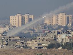 صواريخ المقاومة الفلسطينية تجاه الأراضي المحتلة (أرشيف)