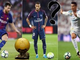 من اليمين: رونالدو, ونيمار, وميسي