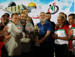 هنية شارك في مبارك كرة قدم في ذكرى وعد بلفور