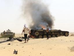 جانب من الاشتباكات