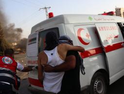 مصاب خلال المواجهات