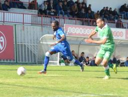 جانب من مباراة خدمات الشاطئ والشجاعية