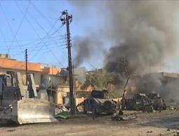 المدفعية الأميركية تقصف أحياء سكنية بالموصل