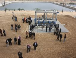 احد مشاريع  تحسين نظام إدارة المياه والصرف الصحي