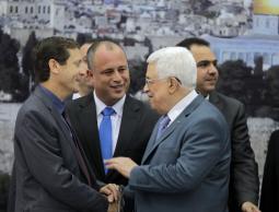  محمود عباس و ايتسحاق هرتسوغ