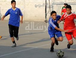 إحدى بطولات الناشئين في غزة
