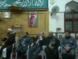أعضاء الوفد المصري أثناء الزيارة