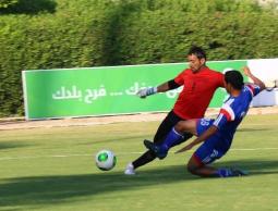 جانب من لقاء سابق بين الشاطئ وشباب خانيونس