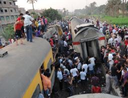 حادث قطار بمصر