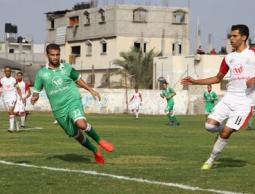 جانب من مباراة الصداقة وشباب خانيونس