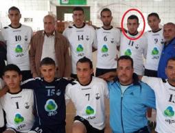 عبد الناصر العجوري لاعب نادي السلام لكرة الطائرة