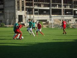 مباراة سابقة لفريق أهلي غزة