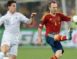 أحد مباريات منتخب إسبانيا السابقة