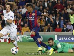 لحظة إحراز نيمار الهدف الأول