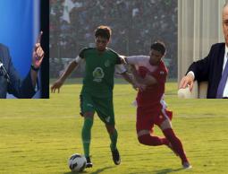 جانب من لقاء الذهاب, وفي الإطار الحمد لله والرجوب