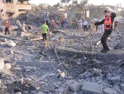 قصف اسرائيلي على غزة