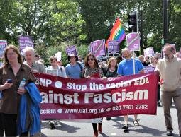 المظاهرات بلندن